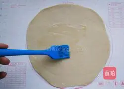Illustration of how to make scallion pancake 10