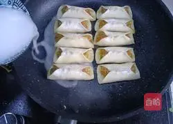 Fresh zucchini meat Illustration of how to make pot stickers 17