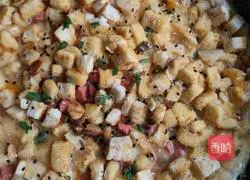 Illustration of how to make crispy steamed bun pizza 4