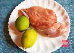 Illustration of lemon shredded chicken 2