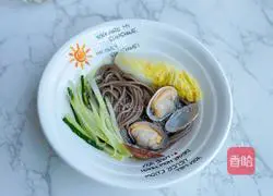Illustration of how to make soba noodles in clear soup 13