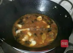 Illustration of how to make sour pork soup 4