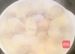Illustration of how to make steamed clam eggs 7