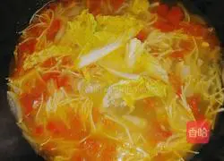 Illustration of how to make tomato chowder soup 6