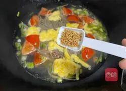 Illustration of how to make tomato soba noodles 11