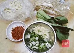 Illustration of how to make fried noodles 1