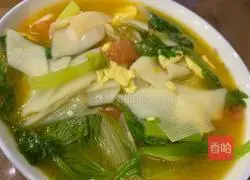 Illustration of how to make tomato and egg soup rice 6