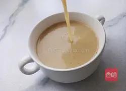 Illustration of how to make oatmeal and soy milk 7