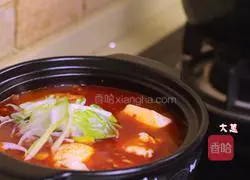 Korean tender tofu Illustration of how to make tofu soup 18