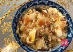 Illustration of how to make tomato and egg fried noodles 13