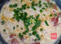 Staple food│tomatoes Illustration of how to make a simple stomach-warming breakfast with egg noodles 8