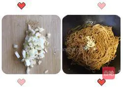 Illustration of how to make braised beans and noodles 8