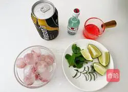 Illustration of how to make midsummer mojito 1