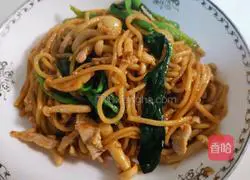 Shanghai soft fried noodles recipe 8