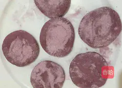 Illustration of how to make purple sweet potato and rose steamed buns 4