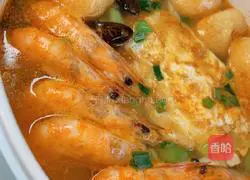 Illustration of how to make loofah and fish tofu soup 6