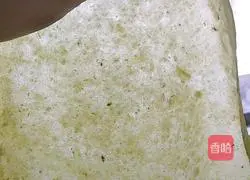 Illustration of how to make spinach juice spring cake 14