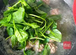 Illustration of how to make fungus and vegetable meatball soup 15