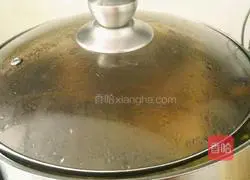 Illustration of how to make mung bean and pumpkin dumpling soup 6