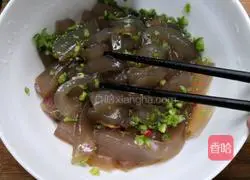 Illustration of how to make cold mung bean powder 17