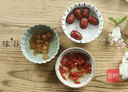 Illustration of making red dates, longan, wolfberry and brown sugar water 2