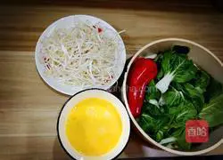 Illustration of home-style fried noodles 3