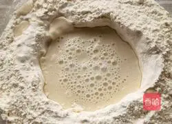 Illustration of making noodles (magic flour) 2