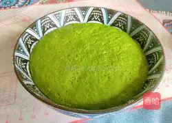 Illustration of how to make spinach steamed buns 14