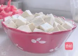 Illustration of how to make fat-reduced tomato and tofu soup 1