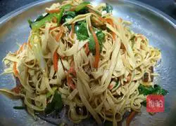 Illustration of how to make oily tofu skin 9