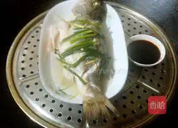 Illustration of steamed sea bass 7