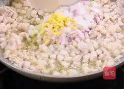 Illustration of making fried noodles 3