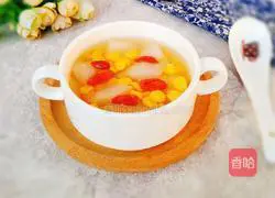 Illustration of how to make sweet corn and pear syrup 9