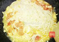 Illustration of how to make egg noodles 6