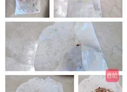 Illustration of how to make cowpea cake 8