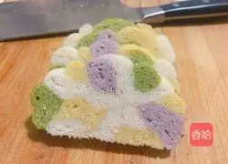 Illustration of how to make fried buns with Xiangha beef sauce 2