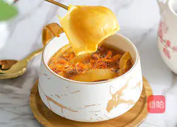 Cordyceps flower fish gelatin soup, appetizing and nourishing! Recipe 5