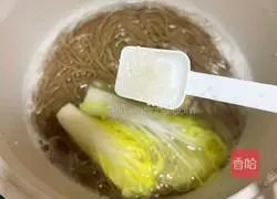 Illustration of how to make clear soup soba noodles 6