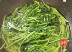 How to make egg spinach soup Illustration 3