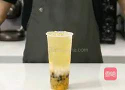 Illustration of how to make the same style passion fruit double cannon from coco 7