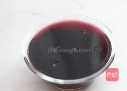 Illustration of how to make milky purple sweet potato and blood glutinous rice paste 2
