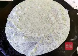 Illustration of how to make black bean pancakes and rolls 12