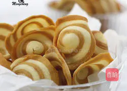 Illustration of how to make crispy cat ears snacks 1