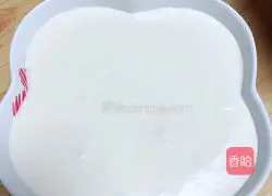 Illustration of how to make dragon fruit tofu pudding (Japanese style) 14