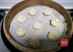 Illustration of how to make yam and bean paste buns 19