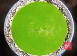 Spinach chicken cake (soy milk, water and egg version) recipe 11