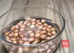 Illustration of how to make peanut chicken soup 3