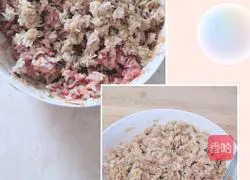 Illustration of how to make dumplings stuffed with pork and pickled cabbage 8