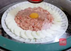 Steamed yam Illustration of how to make minced meat 9