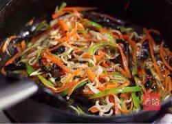 Illustration of how to make fish-flavored king oyster mushroom 7